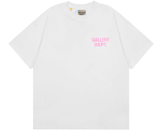 טי שירט גלרי דפט "HOLYWOOD" בצבע לבן ניאון