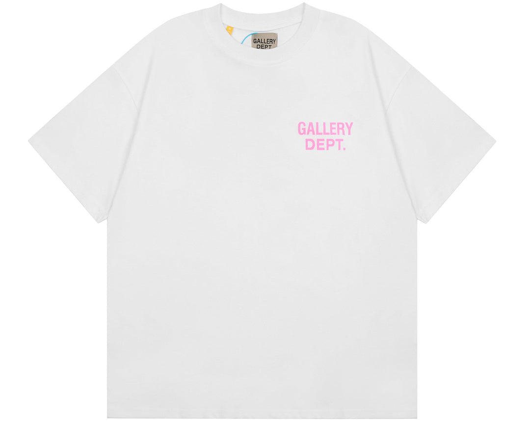 טי שירט גלרי דפט "HOLYWOOD" בצבע לבן ניאון