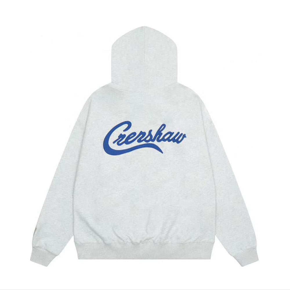 קפוצ'ון "FOG ESSENTIALS X TMC CRENSHAW" בצבע אפור מלנג' בהיר
