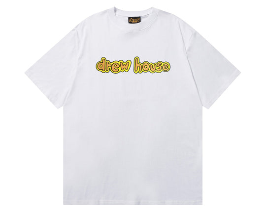 טי שירט "DREW HOUSE LOGO" בצבע לבן