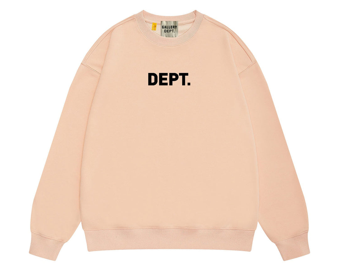 סווטשירט גלרי דפט "CREWNECK" בצבע אפרסק