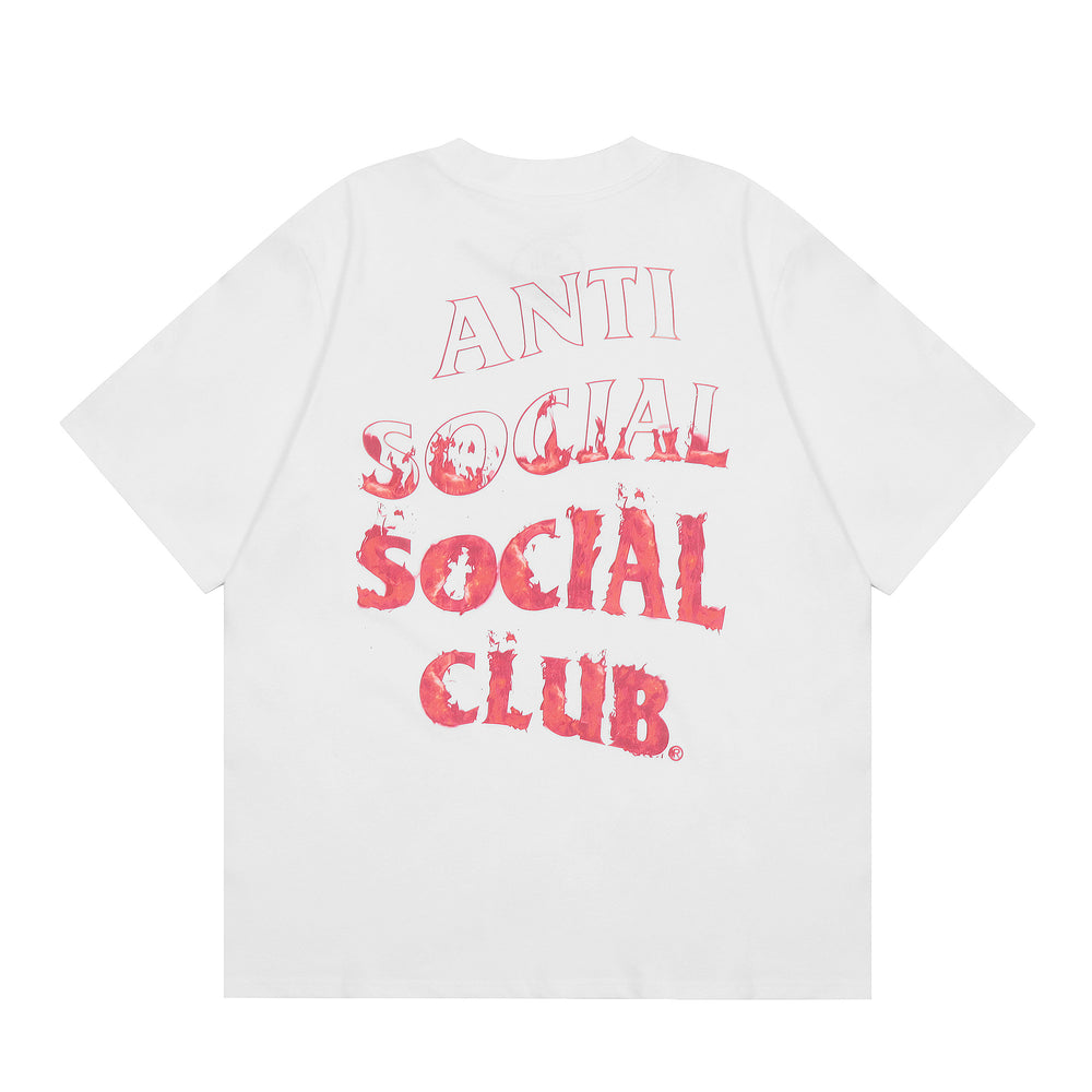 חולצת Anti Social Social Club בצבע לבן