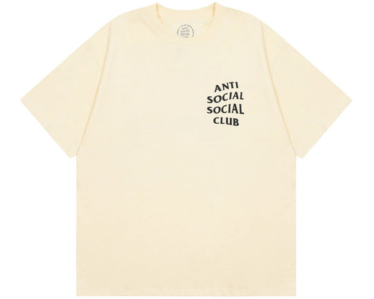 חולצת Anti Social Social Club בצבע שמנת