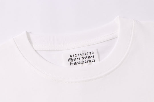 טי שירט מייסון מרג'ילה פרינט בצבע לבן