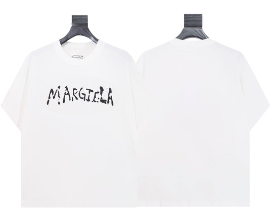 טי שירט מייסון מרג'ילה פרינט בצבע לבן