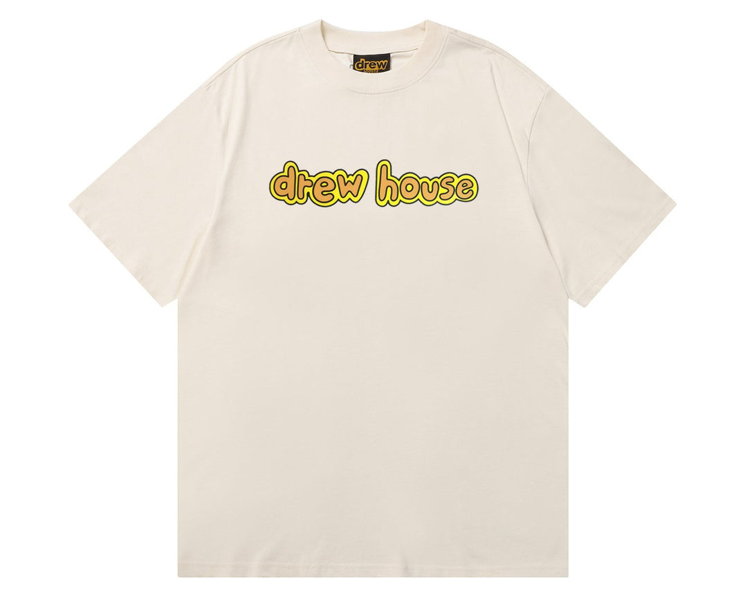 טי שירט "DREW HOUSE LOGO" בצבע שמנת