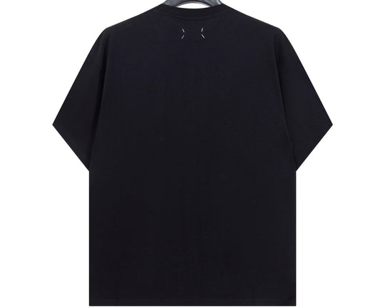 טי שירט מייסון מרג'ילה לוגו הפוך בצבע שחור