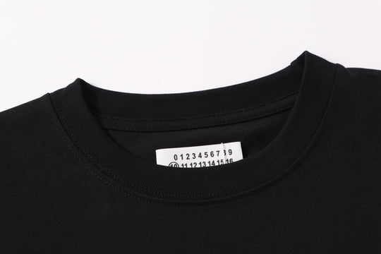 טי שירט מייסון מרג'ילה פרינט בצבע שחור