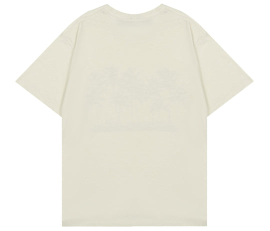 חולצת ראלף לורן בגזרת אוברסייז עם הדפס עצי דקל