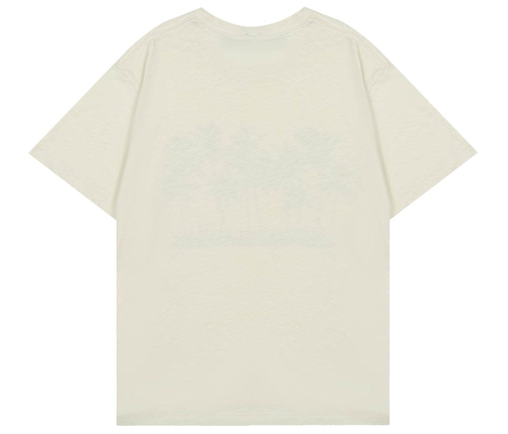 חולצת ראלף לורן בגזרת אוברסייז עם הדפס עצי דקל