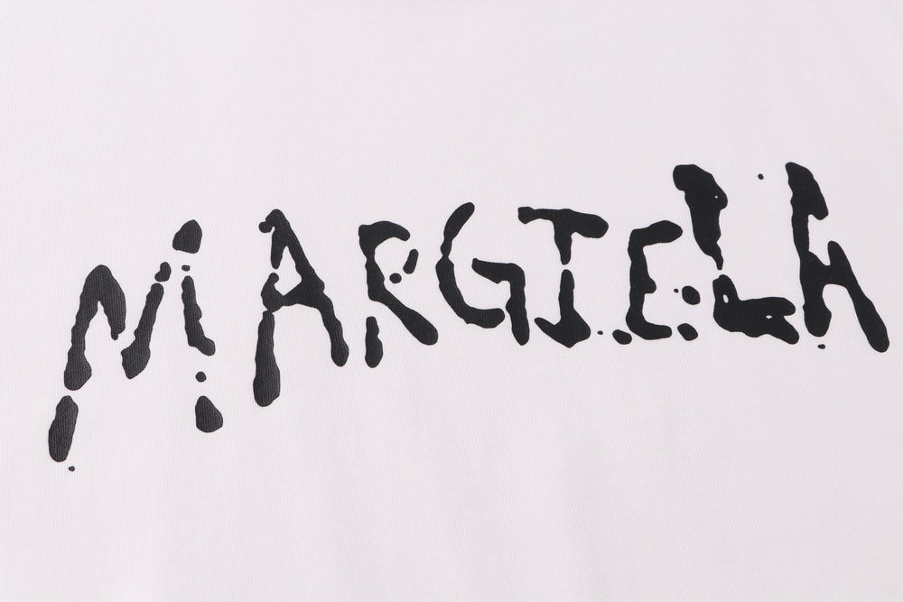 טי שירט מייסון מרג'ילה פרינט בצבע לבן