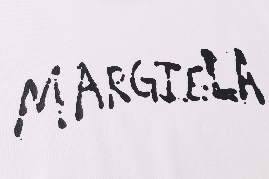 טי שירט מייסון מרג'ילה פרינט בצבע לבן