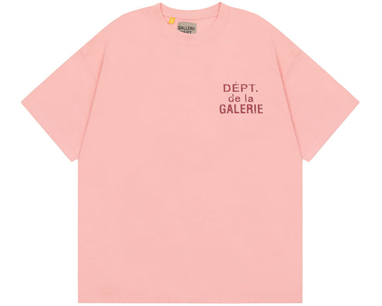 טי שירט גלרי דפט "PRISIAN PENCIL" בצבע ורוד רוזה