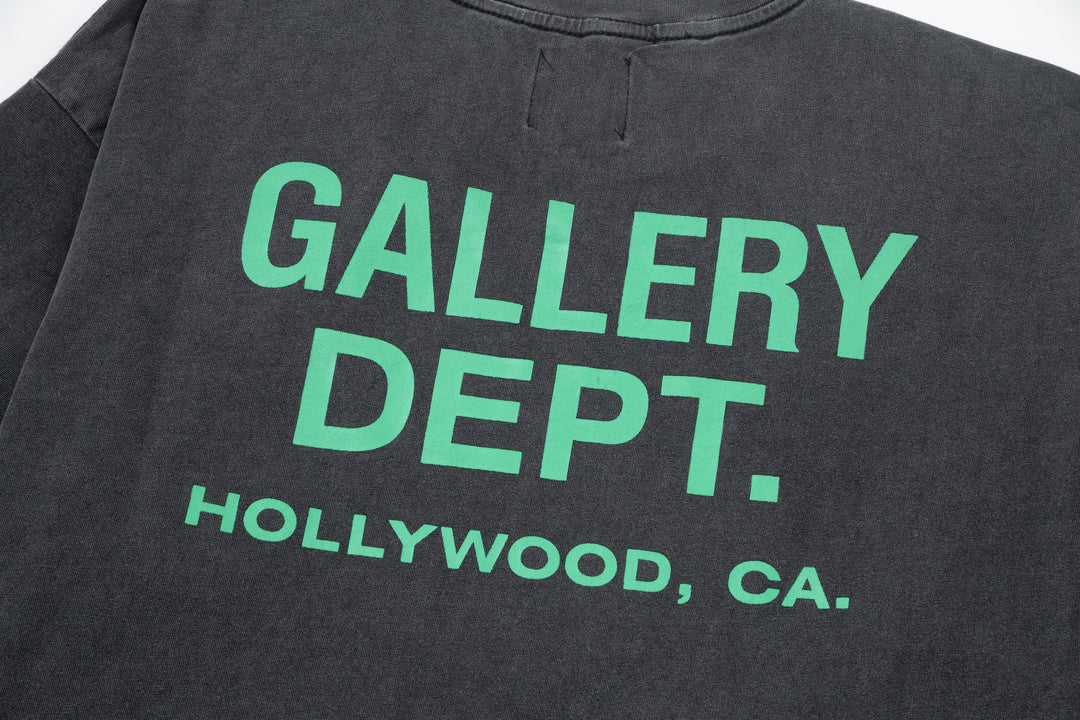 טי שירט גלרי דפט "HOLYWOOD" בצבע אפור משופשף