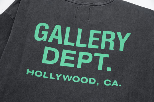 טי שירט גלרי דפט "HOLYWOOD" בצבע אפור משופשף