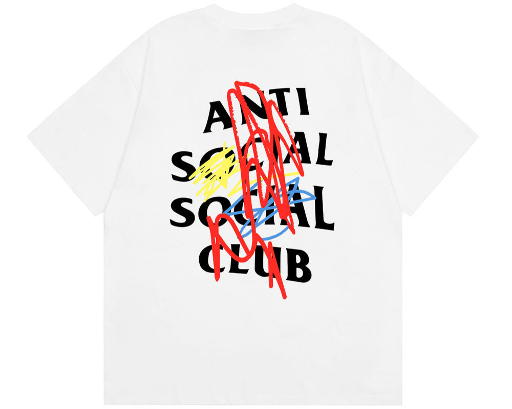 חולצת Anti Social Social Club בצבע לבן
