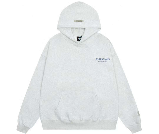 קפוצ'ון "FOG ESSENTIALS X TMC CRENSHAW" בצבע אפור מלנג' בהיר