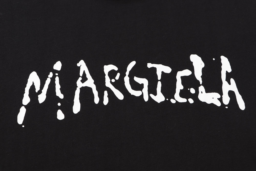 טי שירט מייסון מרג'ילה פרינט בצבע שחור