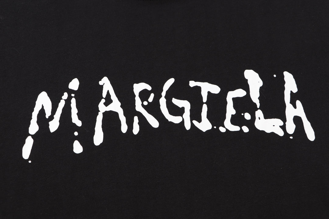 טי שירט מייסון מרג'ילה פרינט בצבע שחור