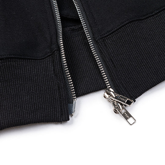 ז'קט זיפ אפ מייסון מרג'ילה בצבע שחור