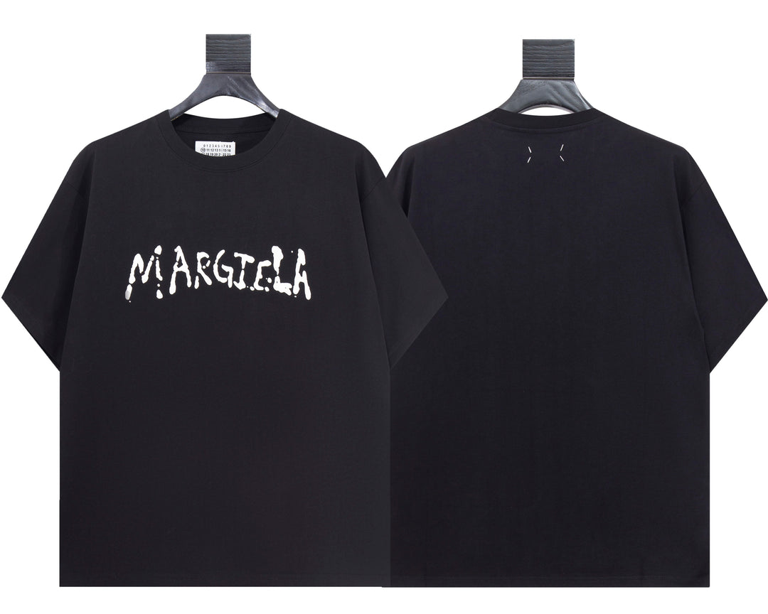 טי שירט מייסון מרג'ילה פרינט בצבע שחור