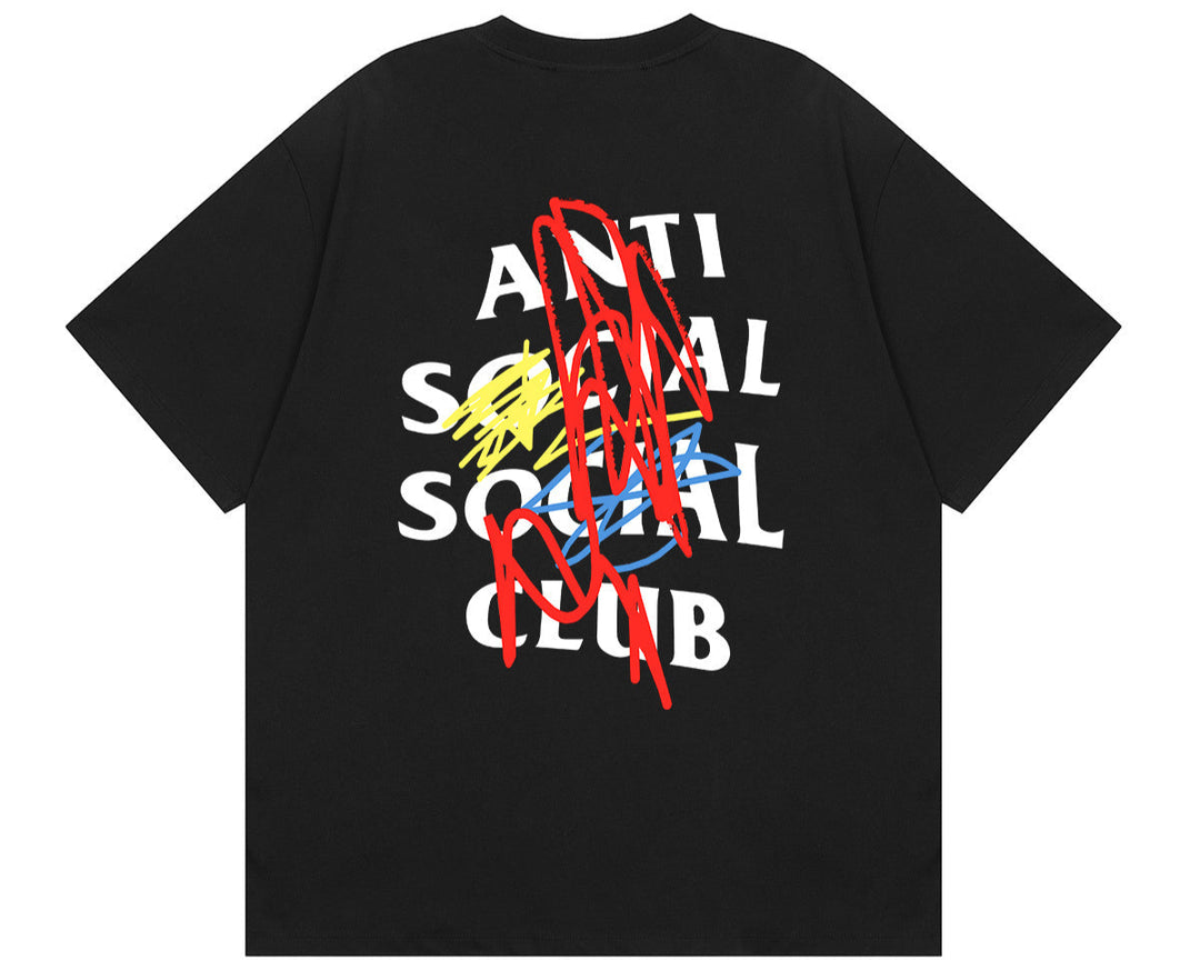חולצת Anti Social Social Club בצבע שחור