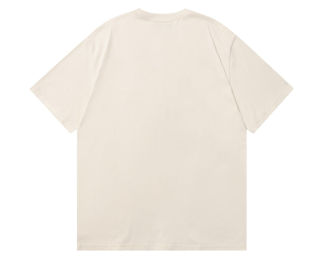 טי שירט "DREW MELTED LOGO" בצבע שמנת