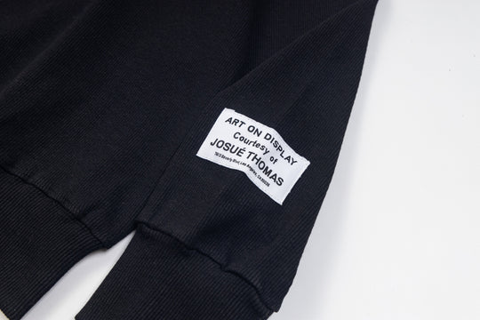 ג'קט זיפ אפ גלרי דפט "HOLLYWOOD"  בצבע שחור