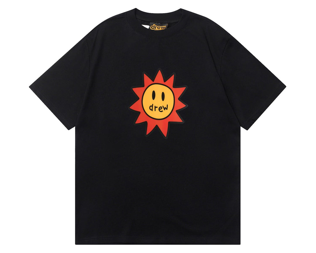 טי שירט "DREW SUN" בצבע שחור קלאסי