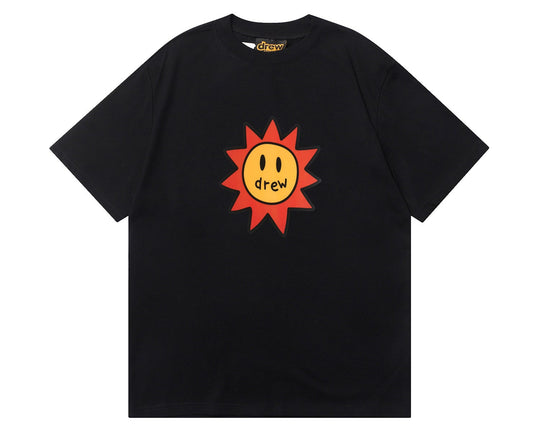 טי שירט "DREW SUN" בצבע שחור קלאסי