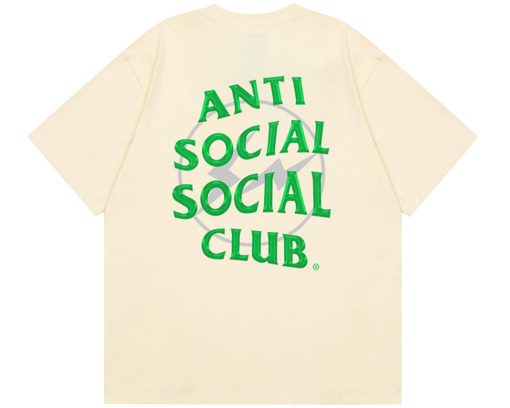 חולצת Anti Social Social Club בצבע שמנת