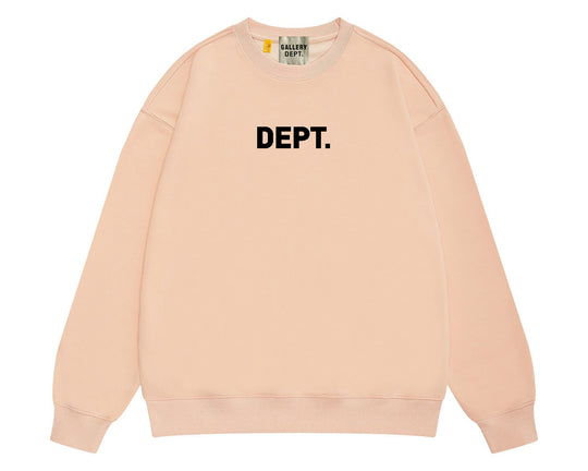 סווטשירט גלרי דפט "CREWNECK" בצבע אפרסק