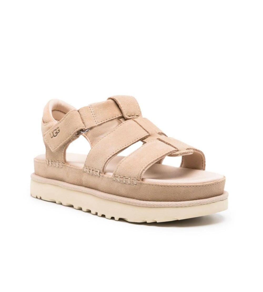UGG SANDALS - סנדלי האג חאקי בהיר v2