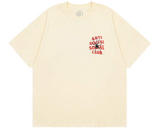 חולצת Anti Social Social Club בצבע קרם