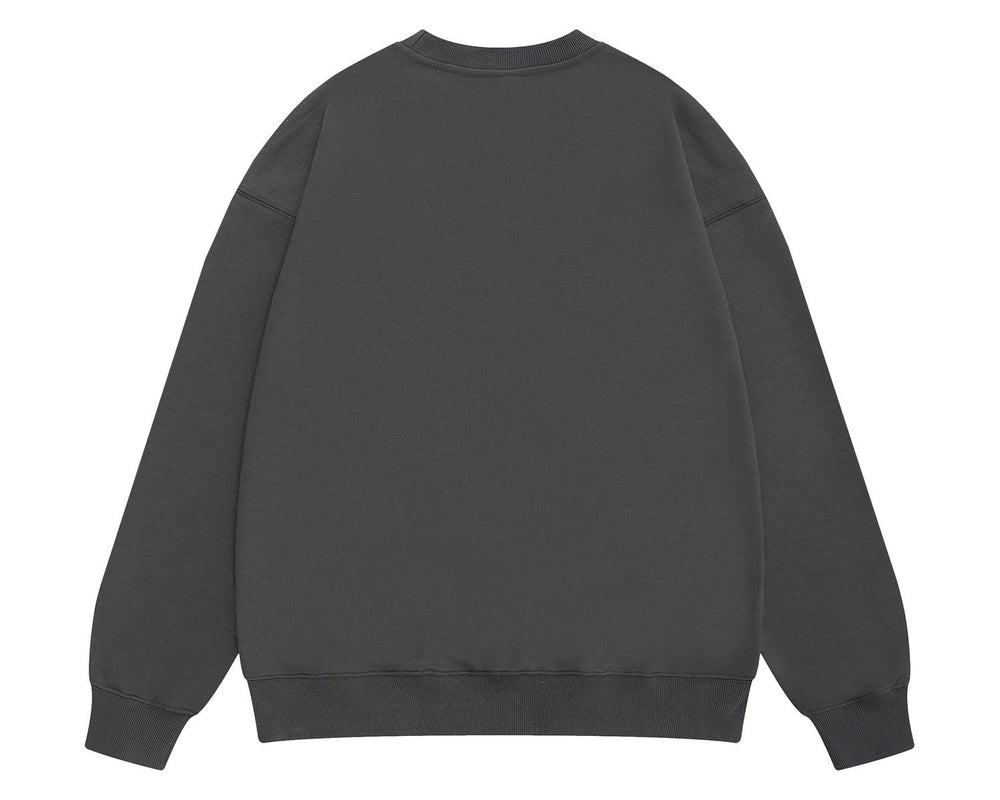 סווטשירט גלרי דפט "CREWNECK" בצבע אפרפר