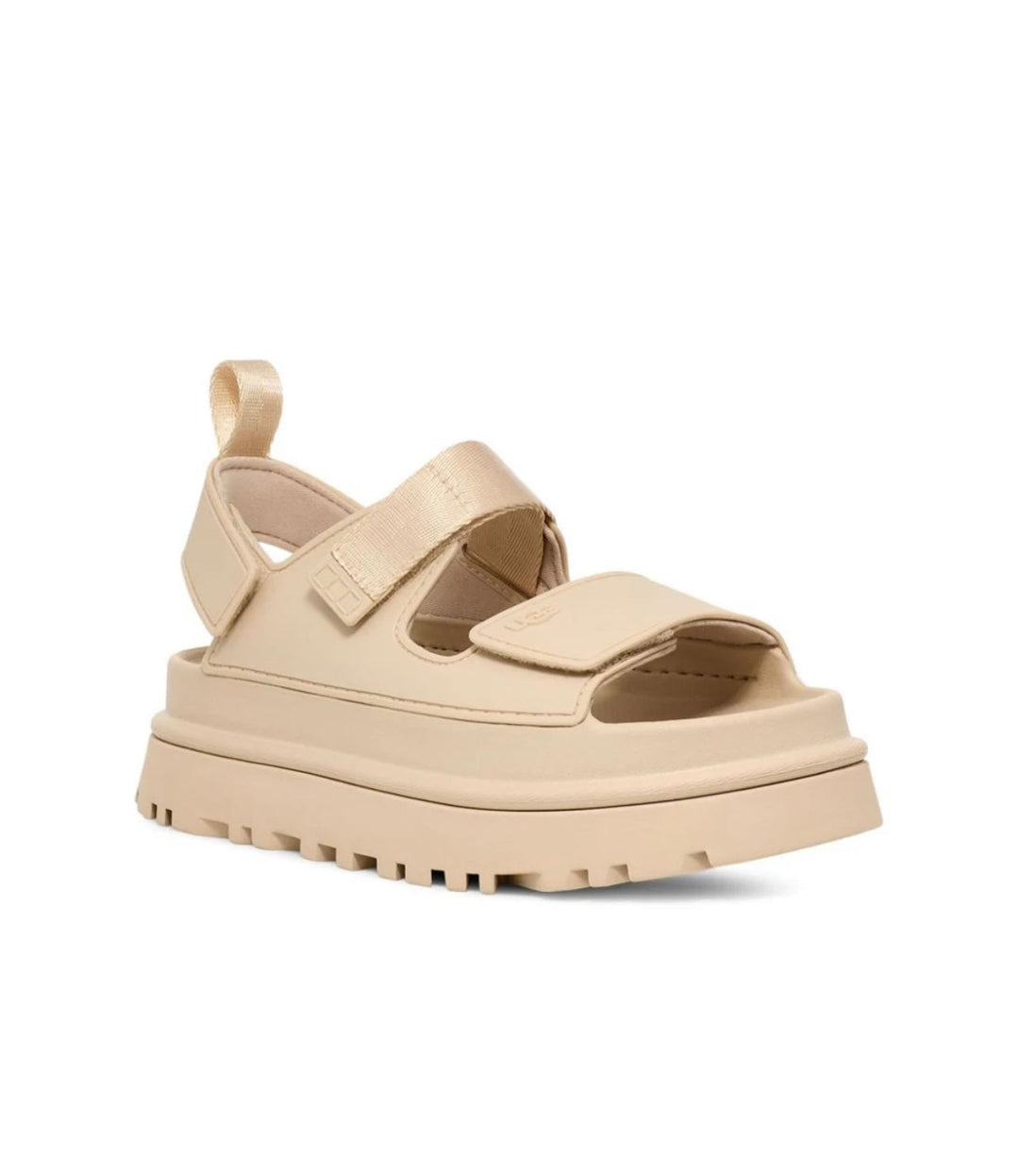 UGG SANDALS - סנדלי האג קרם פלטפורמה