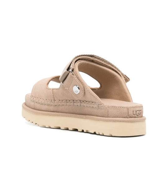 UGG SANDALS - סנדלי האג קרם כהה