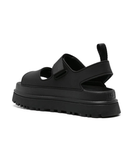 UGG SANDALS - סנדלי האג שחור פלטפורמה
