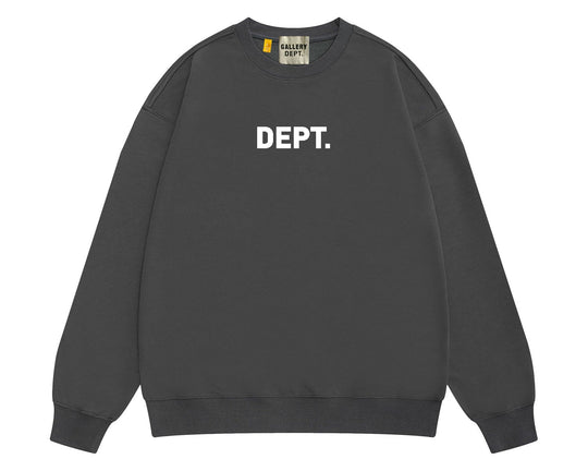 סווטשירט גלרי דפט "CREWNECK" בצבע אפרפר