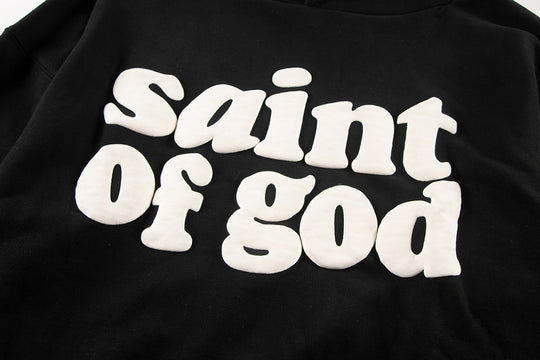 קפוצ'ון "FOG ESSENTIALS X SAINT MICHAEL" בצבע שחור