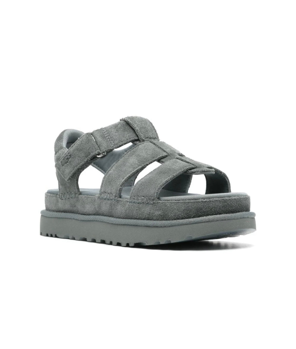 UGG SANDALS - סנדלי האג אפור כהה
