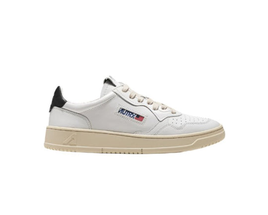 Autry Medalist Low White Black