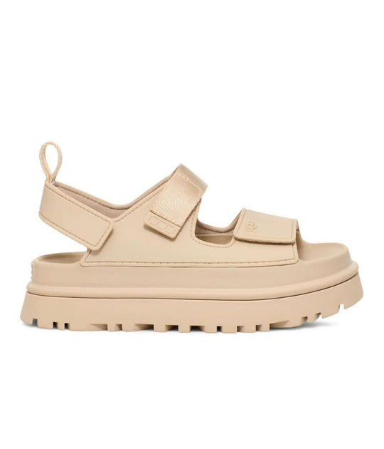 UGG SANDALS - סנדלי האג קרם פלטפורמה