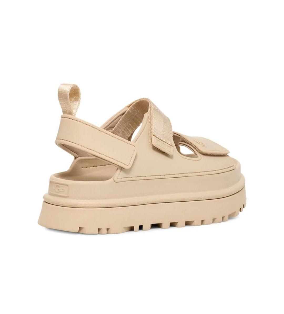 UGG SANDALS - סנדלי האג קרם פלטפורמה