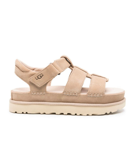 UGG SANDALS - סנדלי האג חאקי בהיר v2