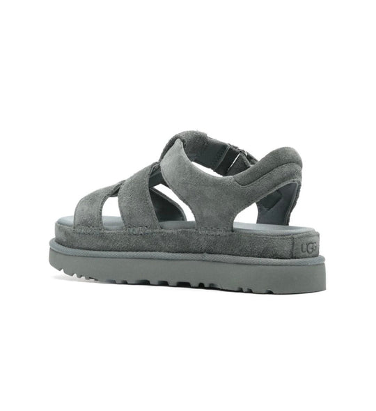 UGG SANDALS - סנדלי האג אפור כהה