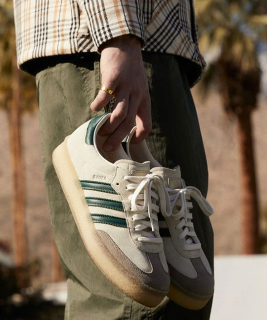 אדידס סמבה - רחוב Clarks Kith צ'וק לבן