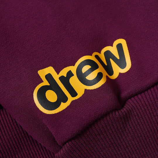 קפוצ'ון "CLASSIC DREW" בצבע סגול יין