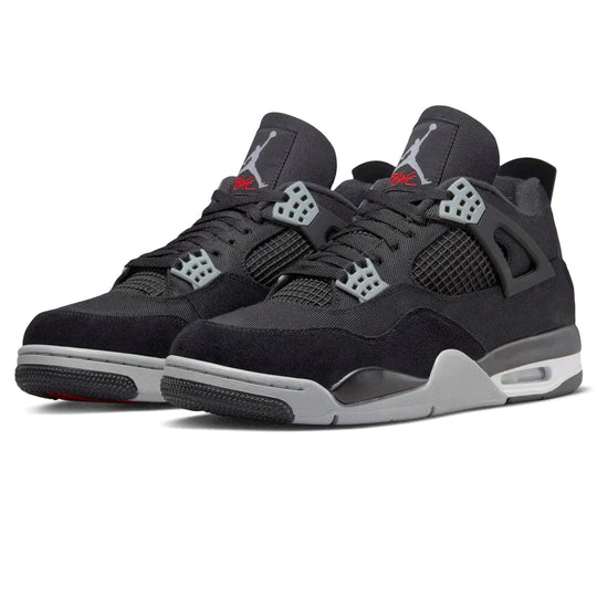 אייר ג'ורדן 4 - Nike Air Jordan שחור Canvas