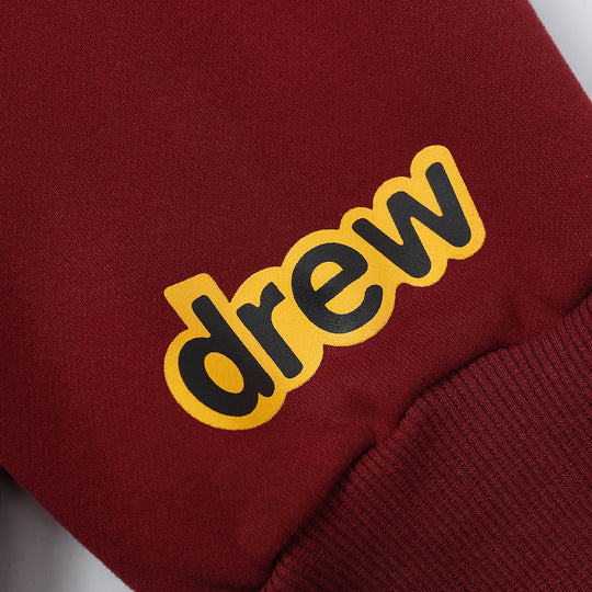 קפוצ'ון "CLASSIC DREW" בצבע בורדו קולג'